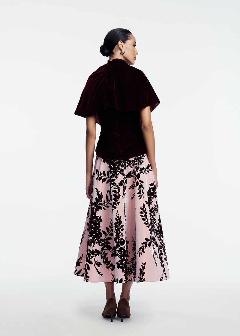 Crushed Velvet Cape