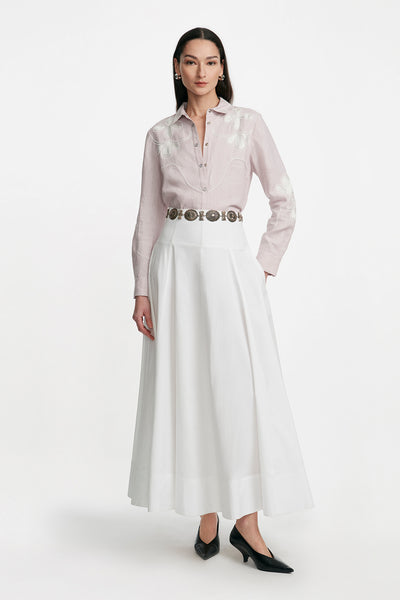 Thread Loop Embroidery Shirt