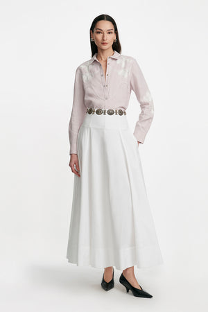 Thread Loop Embroidery Shirt