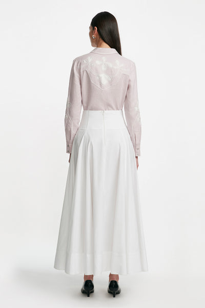 Thread Loop Embroidery Shirt