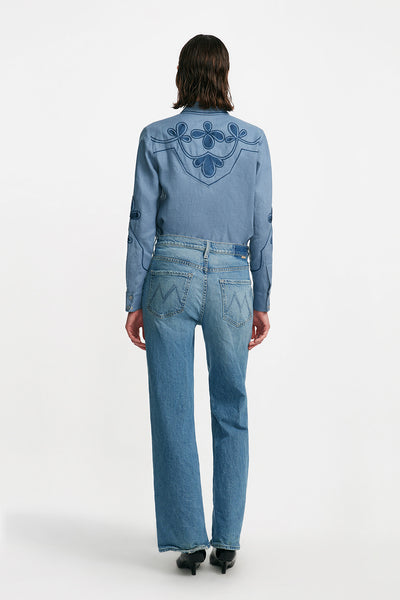 Thread Loop Embroidery Shirt