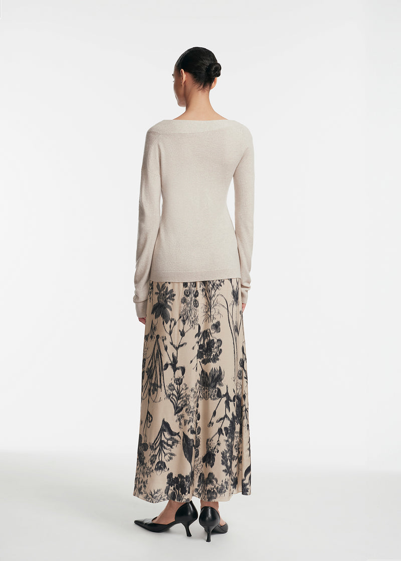 Cashmere Knit Knotted Top