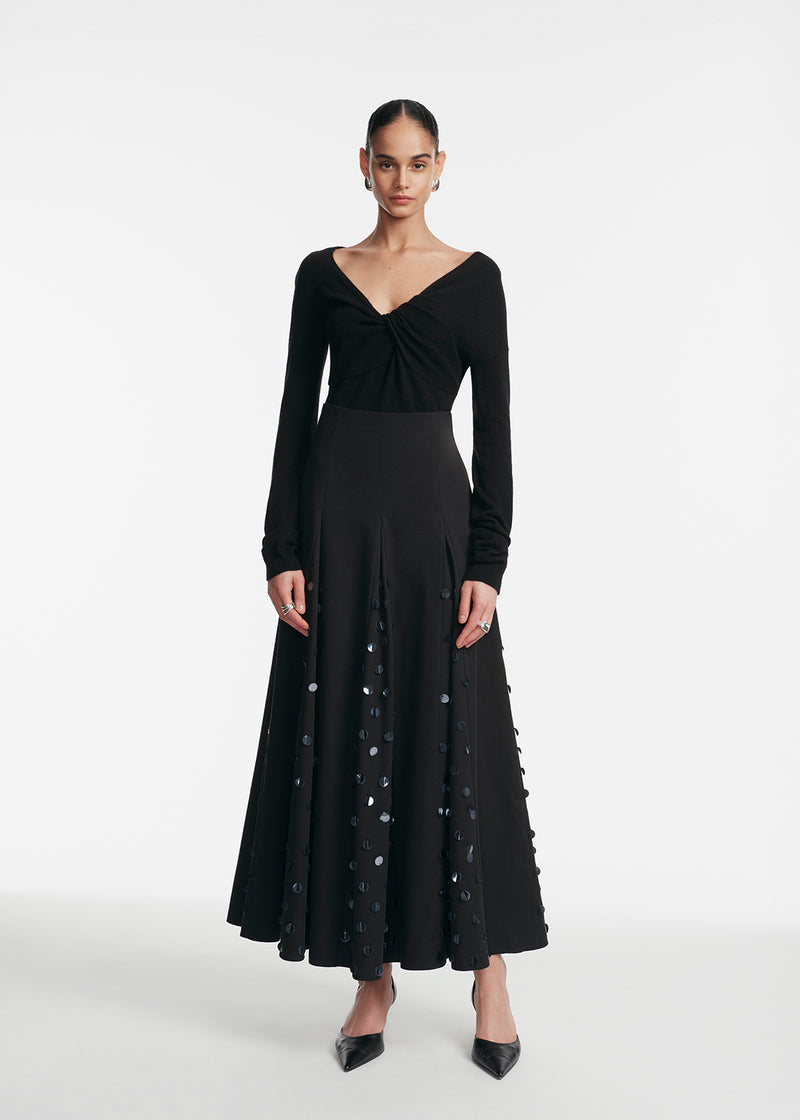 Cashmere Knit Knotted Top