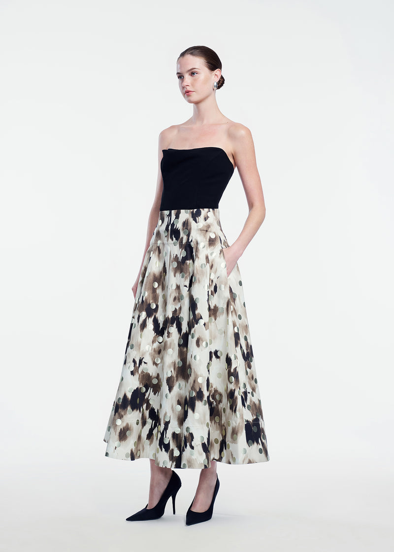 Ikat Polka Dot Parker Skirt