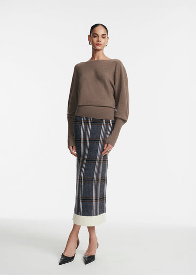 Cashmere Knit Dolman Top