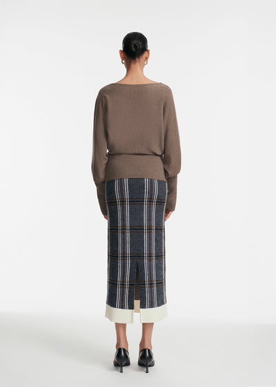 Cashmere Knit Dolman Top