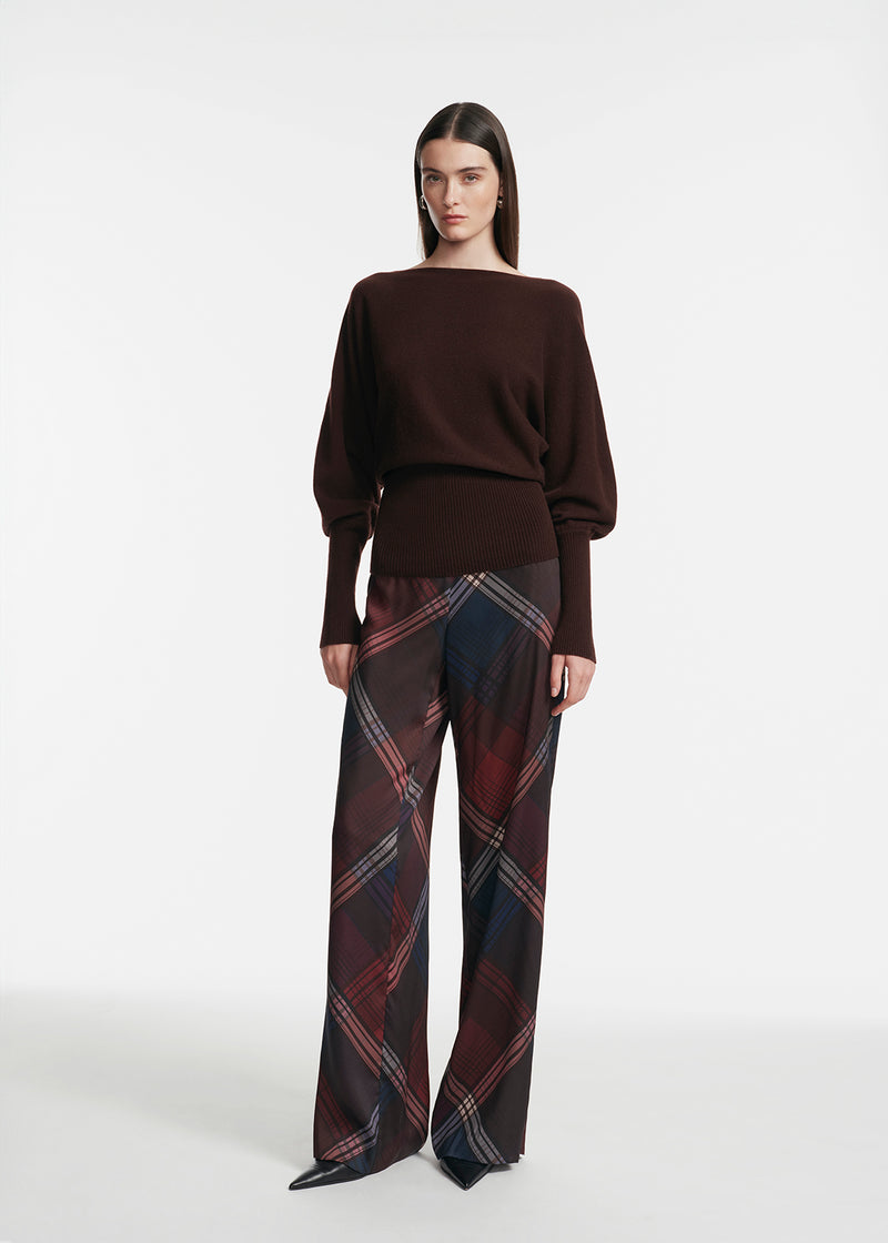 Cashmere Knit Dolman Top