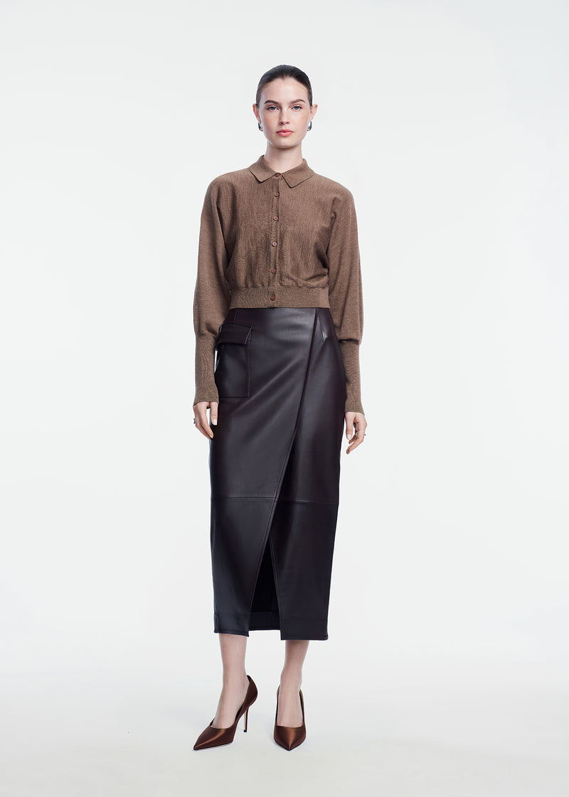 Cropped Dolman Cardigan
