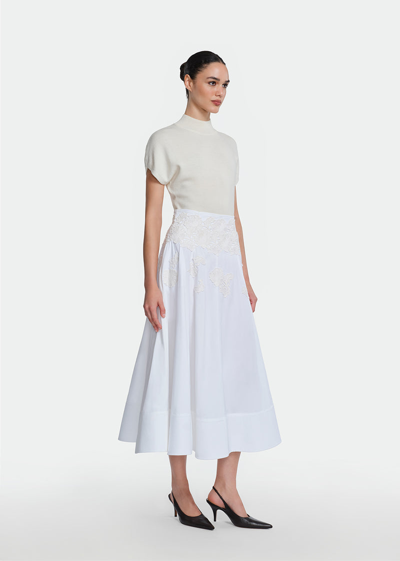 Cap Sleeve Mock Neck Knit