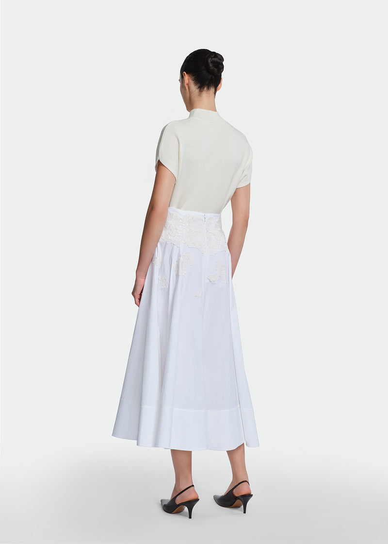 Cap Sleeve Mock Neck Knit
