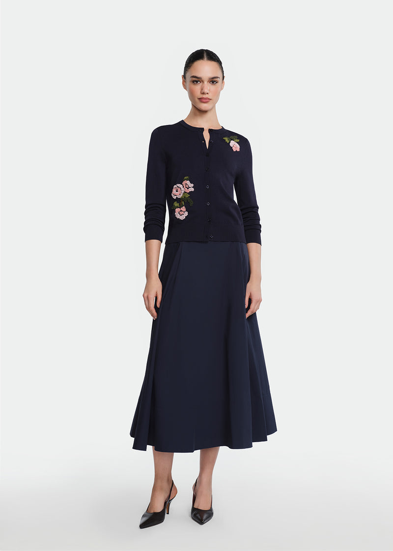 Cotton Poplin Parker Skirt