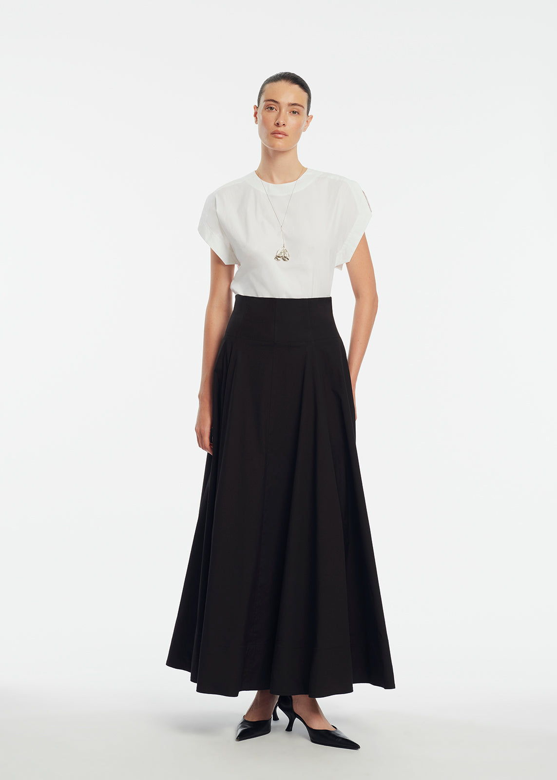 Cotton Poplin Parker Skirt – Lela Rose