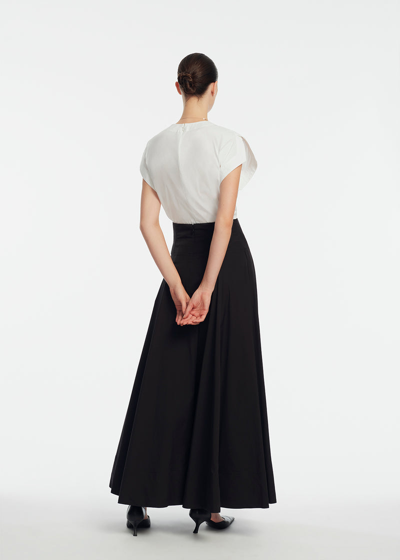 Cotton Poplin Parker Skirt