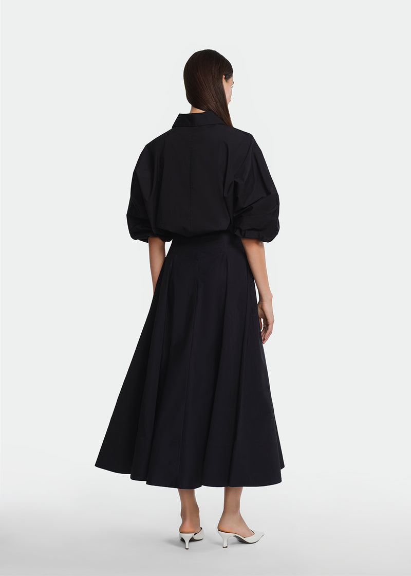 Cotton Poplin Parker Skirt