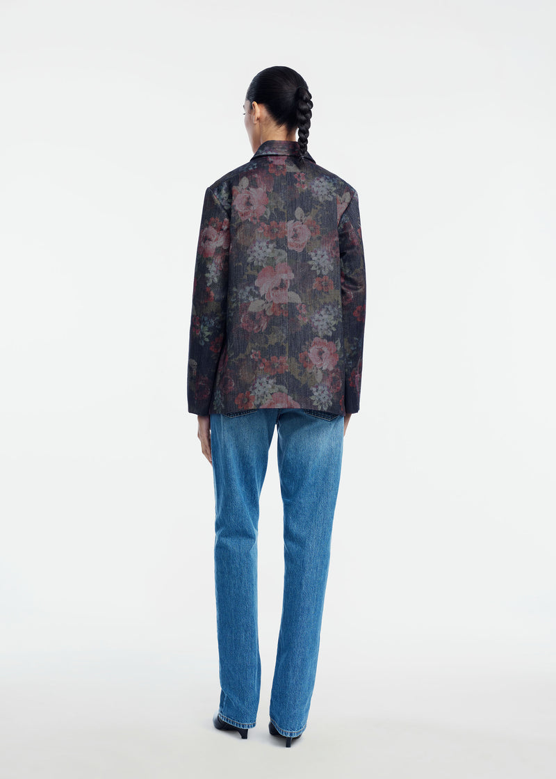 Floral Denim Jacket