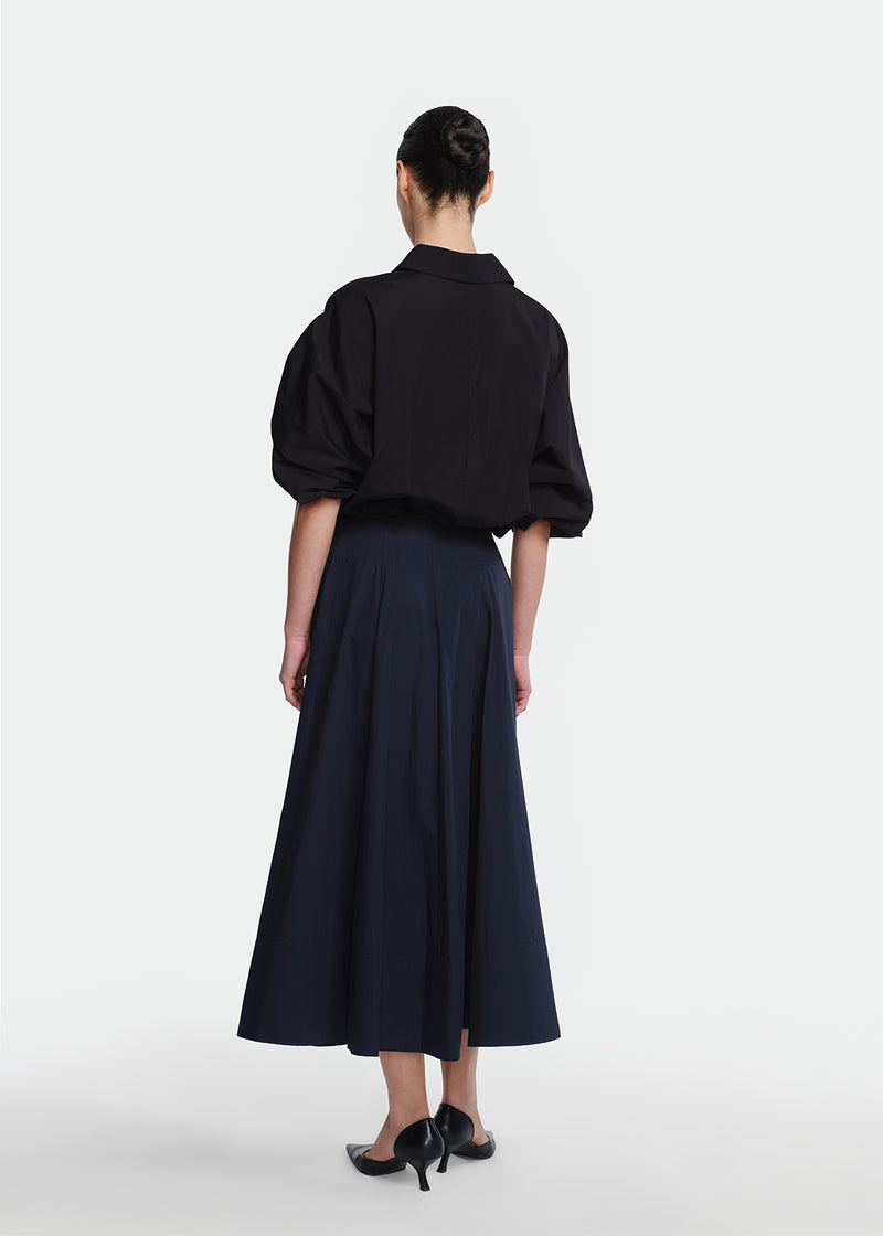 Cotton Poplin Parker Skirt