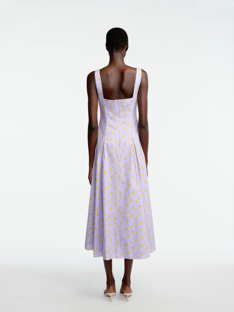 Floral Printed Cotton Caitlin Dress