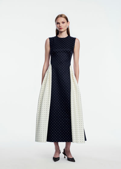 Polka Dot Jacquard Alexis Dress