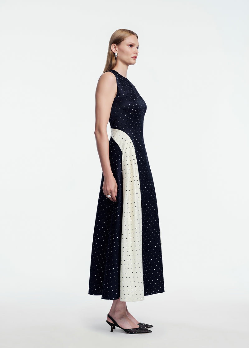 Polka Dot Jacquard Alexis Dress