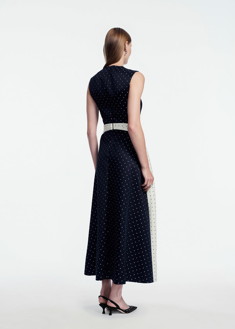 Polka Dot Jacquard Alexis Dress