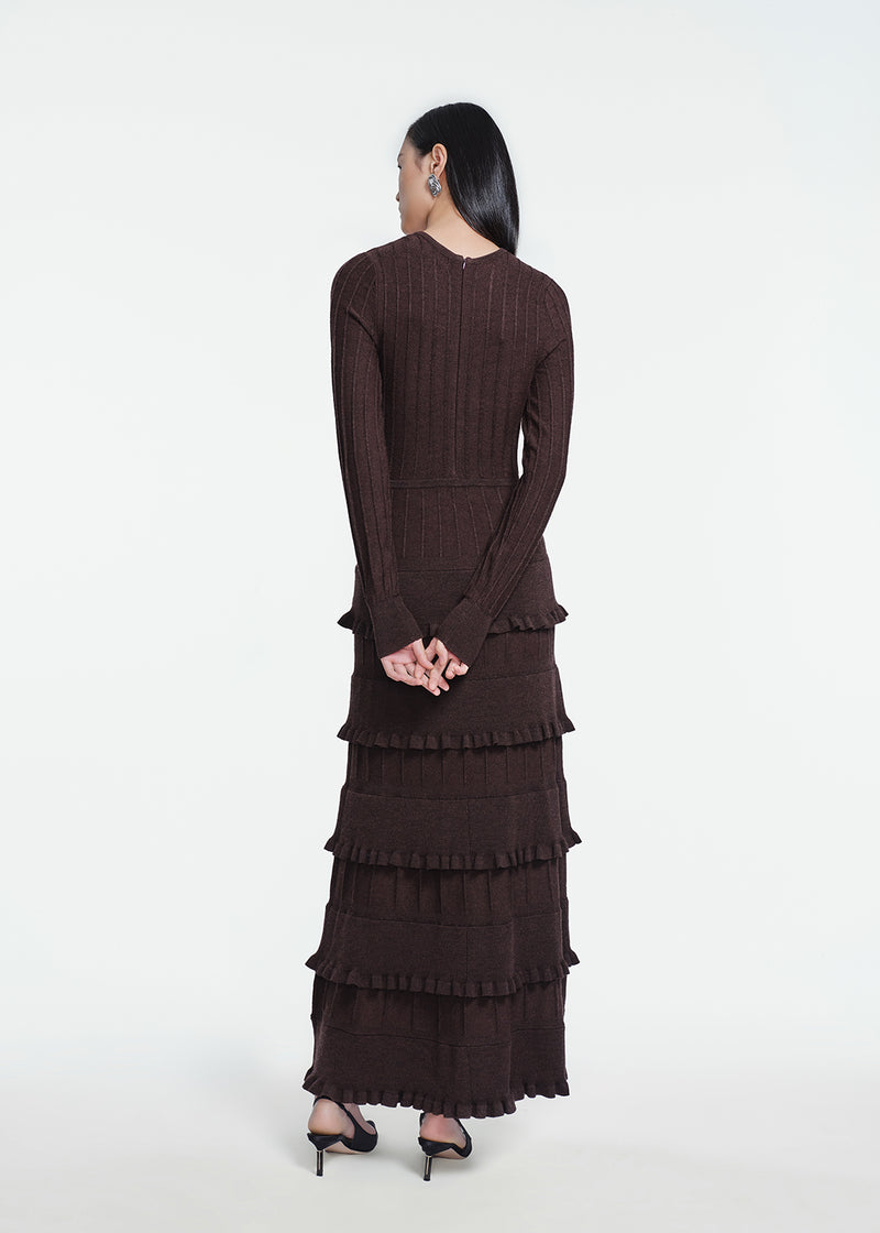 Melange Knit Piper Dress