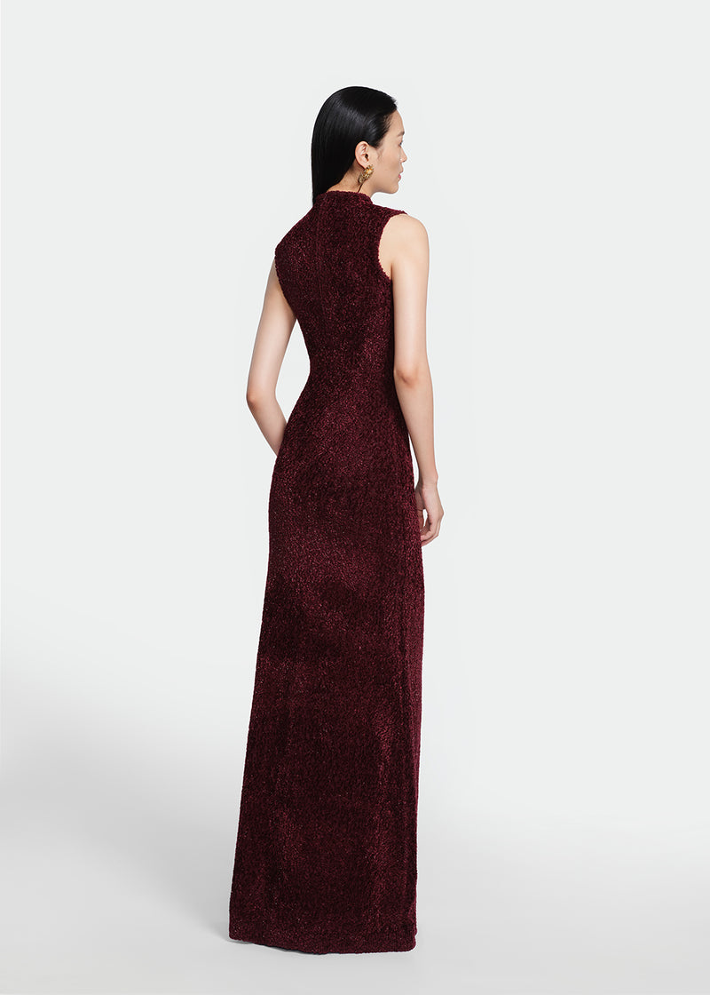 Slub Velvet Knit Gown