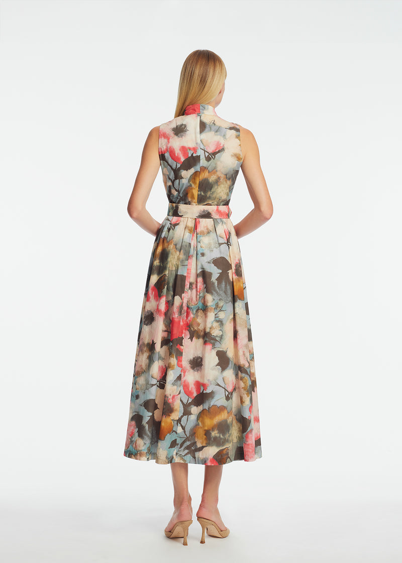 Floral Printed Cotton Margot Dress