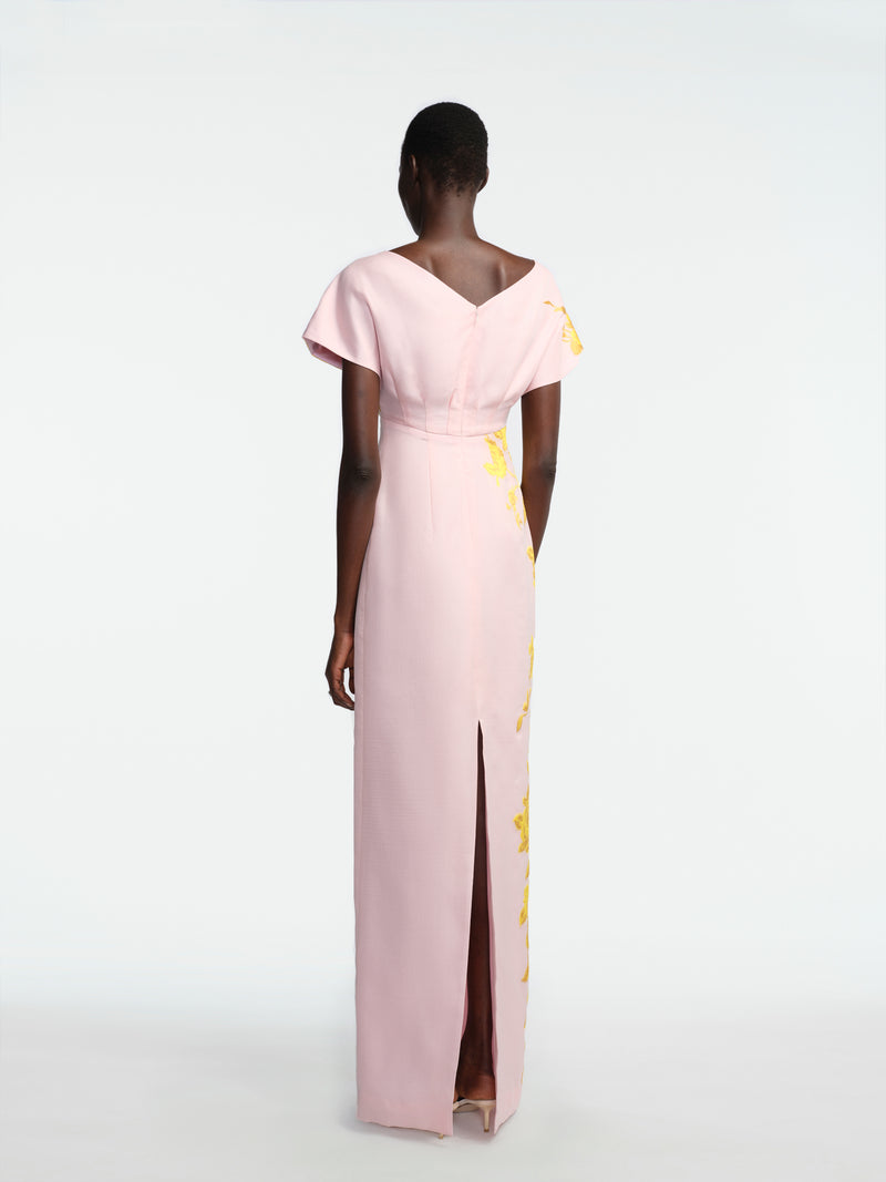 Rose Fil Coupe Column Gown – Lela Rose
