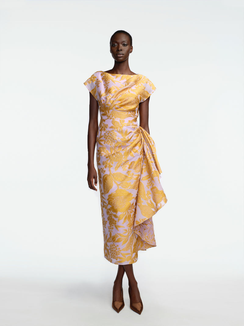 Floral Fil Coupe Florence Dress Peony Multi / 8 / PF269596