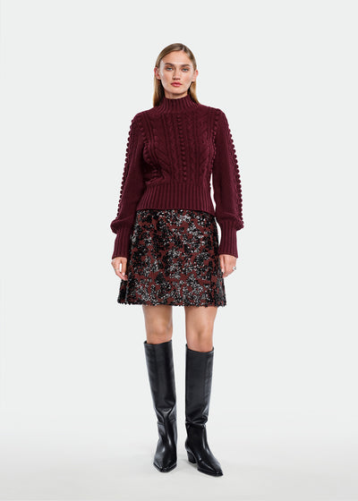 Bobble Cable Knit