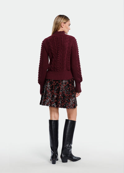 Bobble Cable Knit