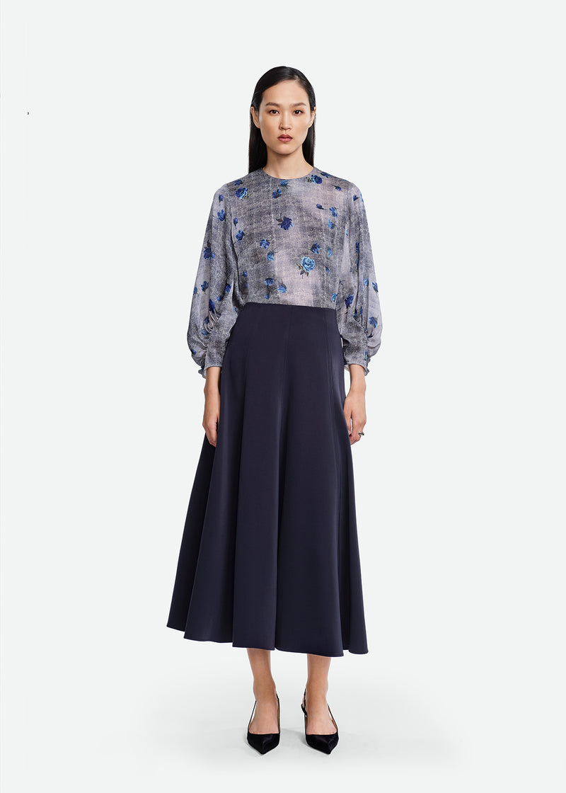 Cotton Poplin Parker Skirt