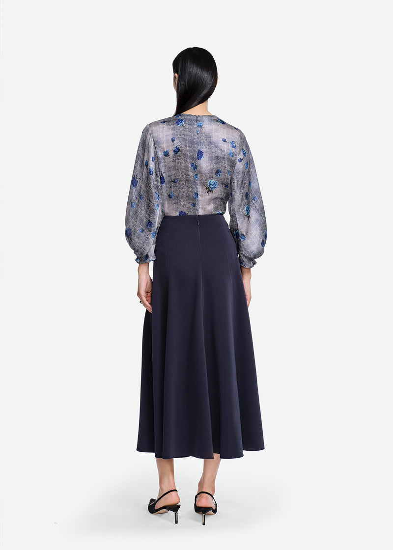 Cotton Poplin Parker Skirt