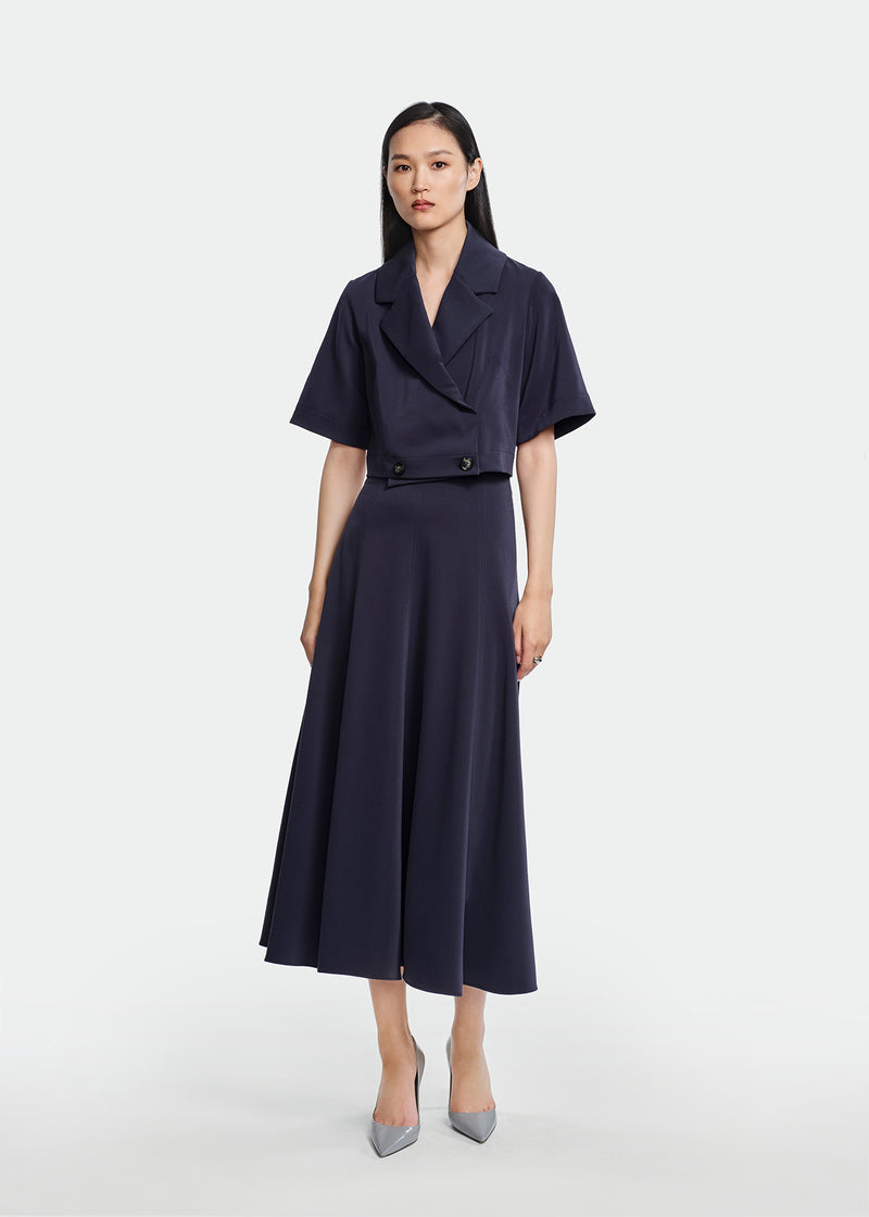 Cotton Poplin Parker Skirt