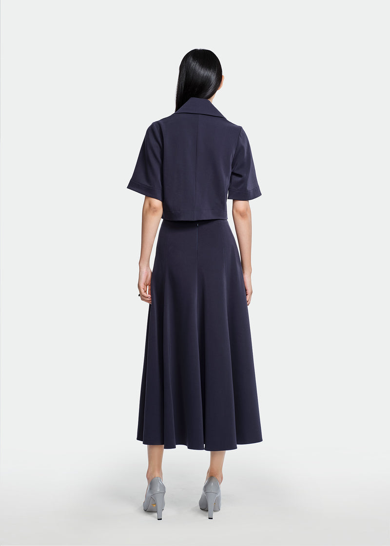 Cotton Poplin Parker Skirt