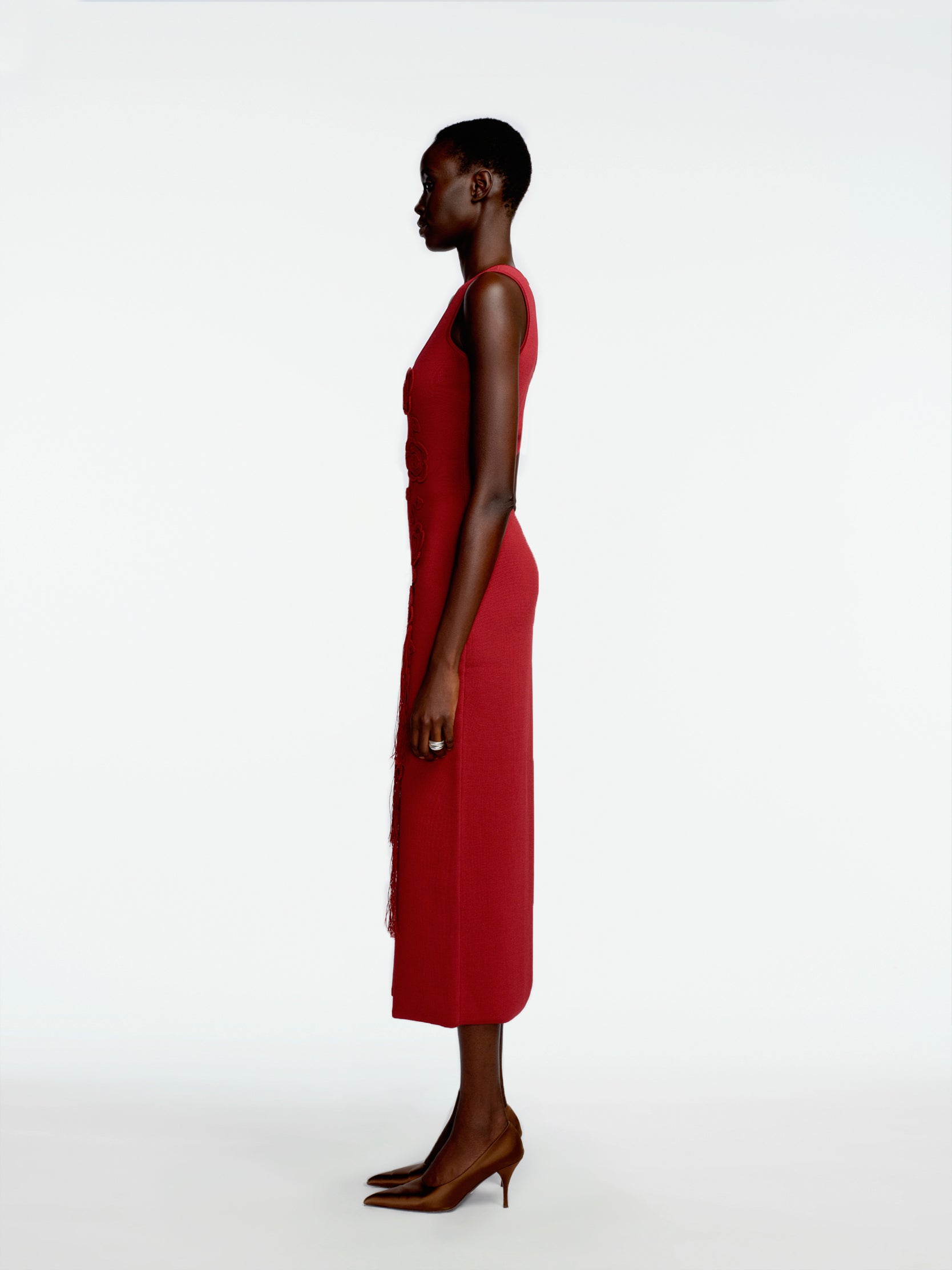 Crochet Applique Knit Dress – Lela Rose