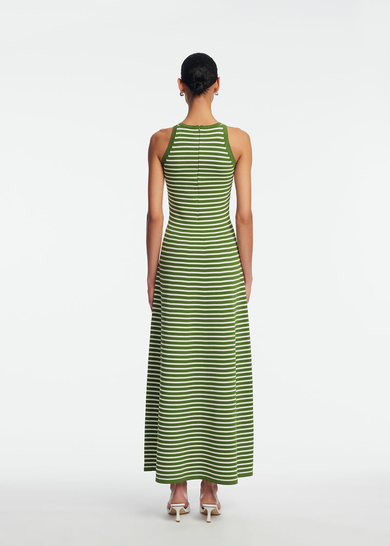Lela Rose | Rose Detail Knit Halter Dress | XL | Cactus Multi Lela Rose | Rose Detail Knit Halter Dress | XL | Cactus Multi