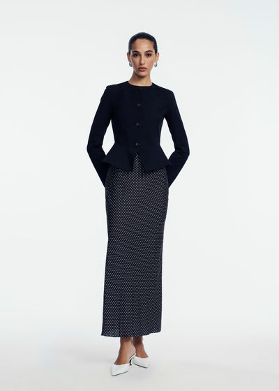 Polka Dot Satin Sophie Skirt