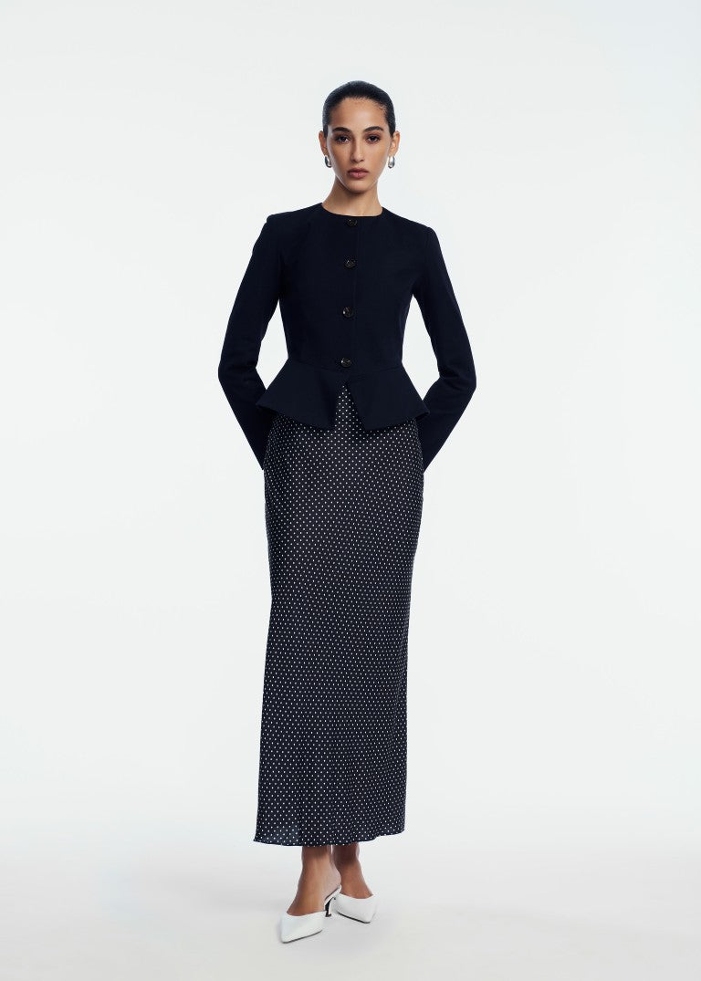 Polka Dot Satin Sophie Skirt