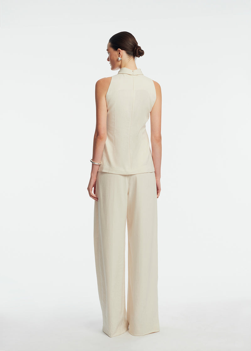 Linen Bow Top