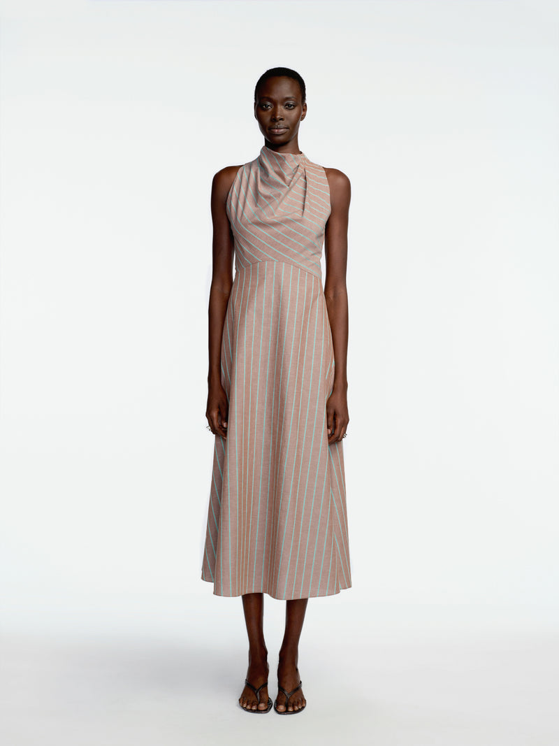 white christmas dresses The Linen Halter-Neck Dress main image 1