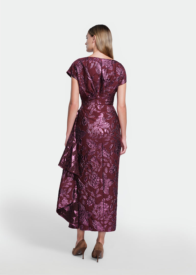 Floral Fil Coupe Florence Dress