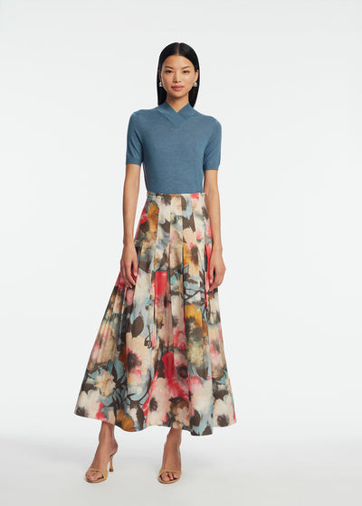 Merino Silk Knit T-Shirt