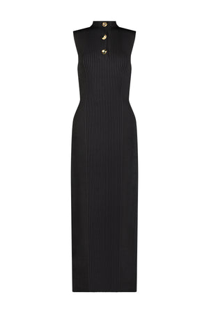 Button Midi Dress