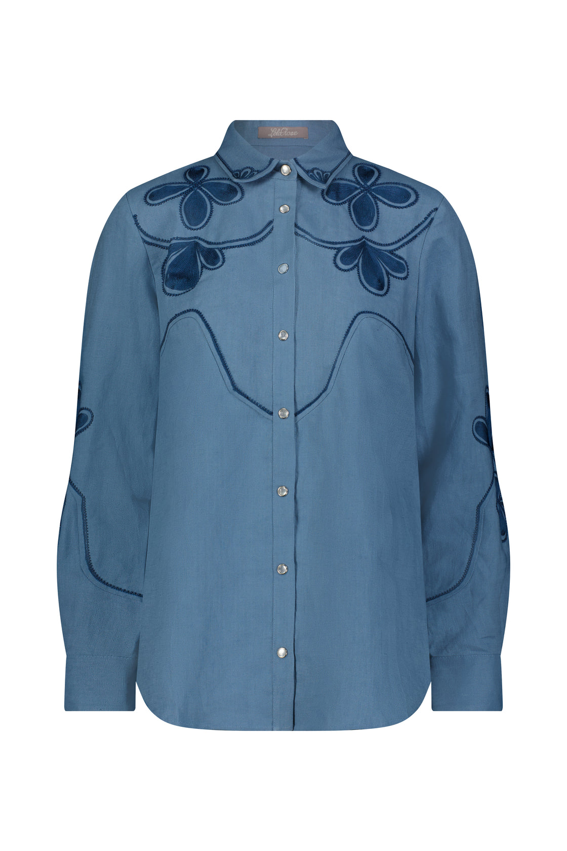 Thread Loop Embroidery Shirt