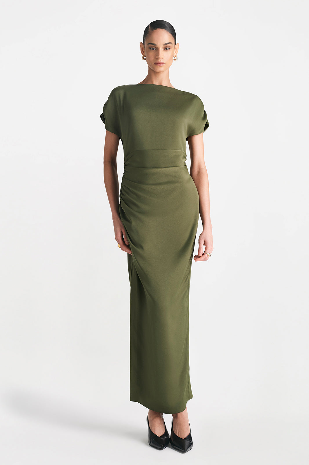 Satin Crepe Heather Dress