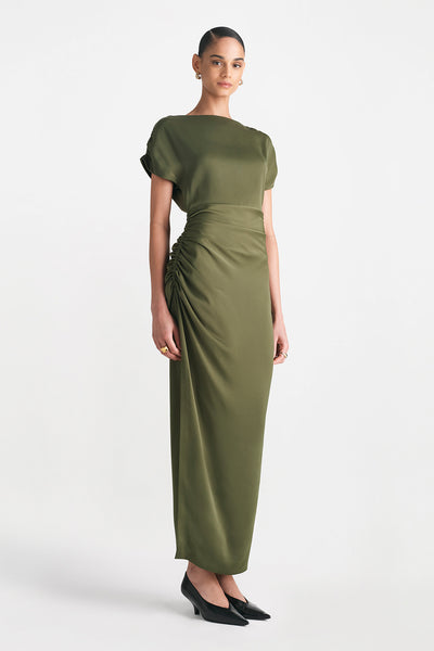Satin Crepe Heather Dress
