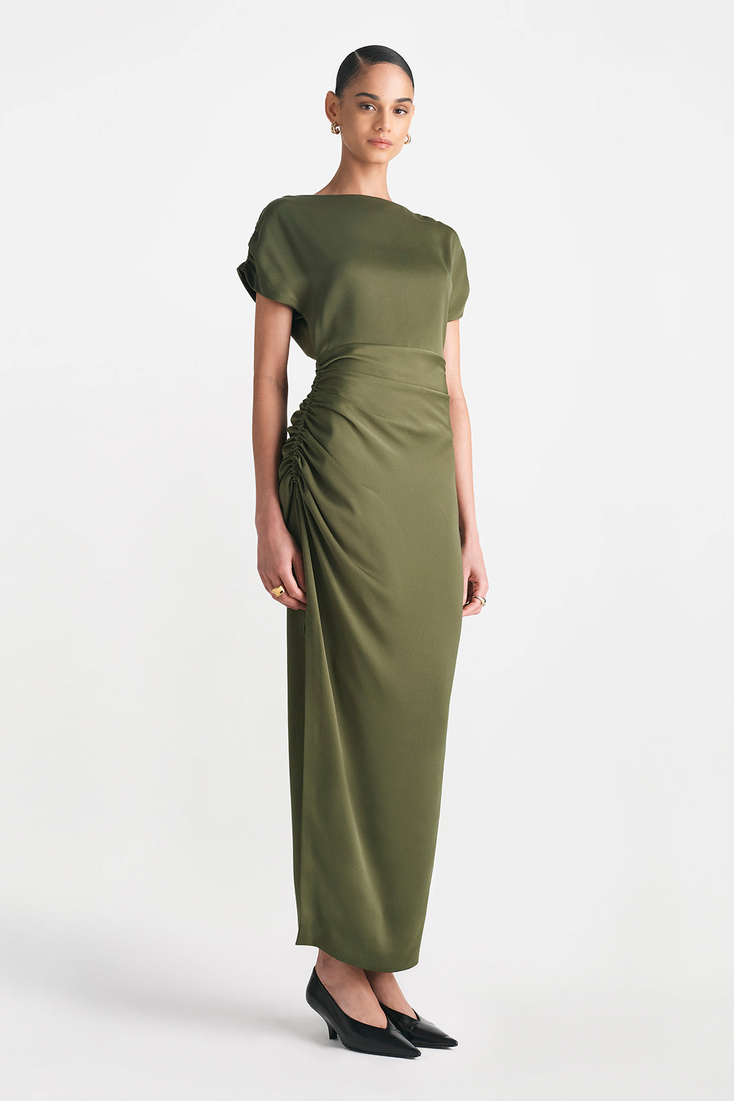 Satin Crepe Heather Dress