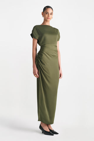 Satin Crepe Heather Dress