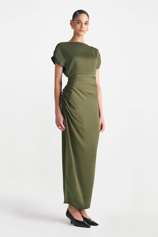 Satin Crepe Heather Dress